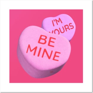 Valentine Candy-Be Mine Posters and Art
